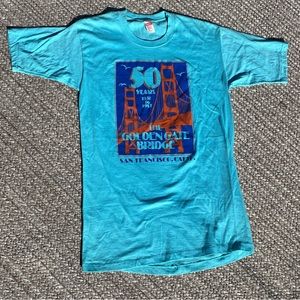 Vint. 1987 Golden Gate Bridge 50th Ann. shirt